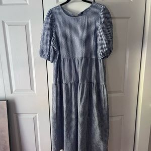 Old Navy, blue and white gingham summer dress